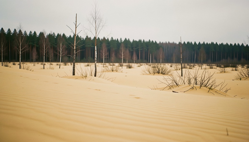Een houten bank en een stenen grillplaats aan de rand van een dorp in de Fulda-vallei, laat middaglicht, lage horizon, een graspad dat naar de bosrand leidt.